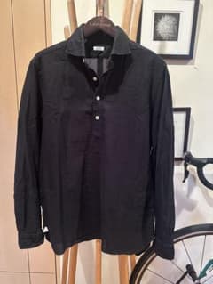 BARBA 長袖プルオーバーシャツ ブラックのサムネイル