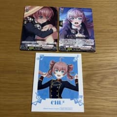 バンドリ ヴァイスシュヴァルツ フォト風ミニシート チュチュ 3枚