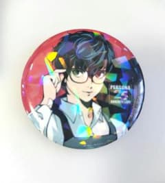 ペルソナ5 主人公 雨宮蓮 25周年 ホログラム 缶バッジ - メルカリ