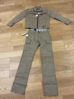 【新品】ディッキーズ 作業着 上下セット カーキ M ストレッチ D-1840のサムネイル