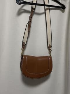 ZARA ブラウン ショルダーバッグのサムネイル