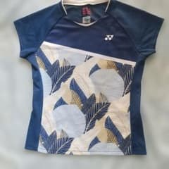 YONEX バドミントンシャツ Mサイズ ネイビーのサムネイル