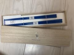 銀座ダイヤモンドシライシ　夫婦箸　非売品　未使用のサムネイル