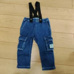 BREEZE デニムサロペット 90cmのサムネイル