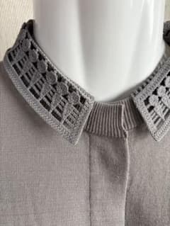 mame kurogouchi マメクロゴウチ 刺繍襟取外し可能　カーディガンのサムネイル