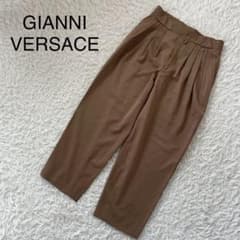 90s Gianni Versace 3タックスラックス　イタリア製　ブラウン 90s Gianni Versace 3タックスラックス イタリア製 ブラウン GIANNI