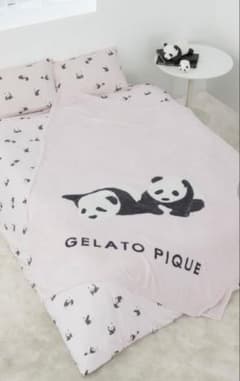 【新品未使用】ジェラートピケ　パンダ　大判ブランケット　ピンク 新品未使用】ジェラートピケ パンダ 大判ブランケット ピンク - メルカリ