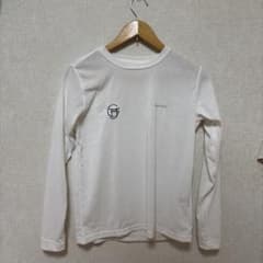 mont-bell ホワイト 長袖シャツ Mサイズ ロゴ入りのサムネイル