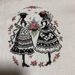 クロスステッチ 完成品　赤毛のアンのサムネイル