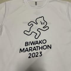 びわ湖マラソン2023　参加Tシャツ　Mサイズのサムネイル