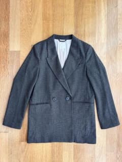 H&M 千鳥格子柄 ダブルジャケットのサムネイル