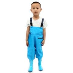 あやさん専用　子供用 青 防水ウェーダーのサムネイル