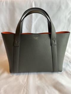 PELLE MORBIDA ペッレモルビダ　ミニトートバッグ グレー /オレンジのサムネイル