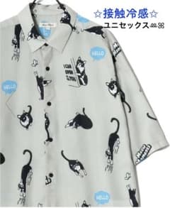 ★Animal Allover Shirt★ 猫柄^..^ Ⳋのサムネイル
