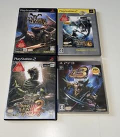 PS2&PS3 몬스터 헌터 4개 세트