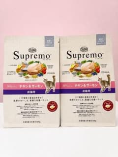 ニュートロ シュプレモ成猫用 チキン＆サーモン 400g 2袋セット - メルカリ