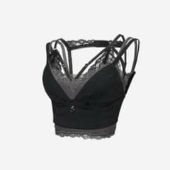 theredthread lace trim layer cami black - メルカリ