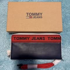 TOMMY JEANS 長財布 ネイビーのサムネイル