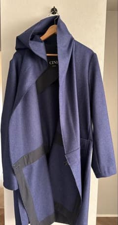 最終値下げCINI venezia ネイビーウールトレンチコート 最終値下げCINI venezia ネイビーウールトレンチコート - メルカリ