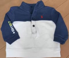 Ralph Lauren（ラルフローレン）ボタン付きハーフネックトレーナーのサムネイル
