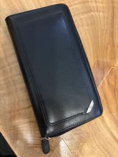 MONTBLANC （モンブラン）ラウンドファスナー長財布 ブラック - メルカリ