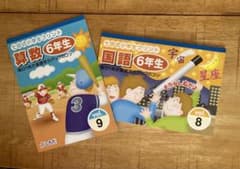 【切離済】七田式小学生プリント 6年生〈国語＆算数〉のセット 七田式小学生プリント6年生 国語&算数 2冊セット - メルカリ