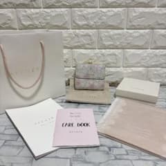 ✨未使用✨エーテル イタリア製レザー サクラ 桜 2つ折り財布 がま口のサムネイル