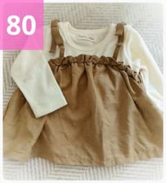 女の子　80サイズ　トップス　長袖　トナカイ　クリスマスのサムネイル