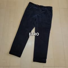 ETRO エトロマーブル柄スラックス44 イタリア製 未使用に近い ウールパンツ ETRO エトロマーブル柄スラックス44 イタリア製 未使用に近い ウールパンツ