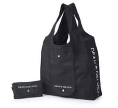 エコバッグ　折り畳みバッグブラックDEAN＆DELUCAのサムネイル