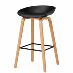 カウンターチェア 黒 座面高75cm リプロダクト品 シンプル - メルカリ
