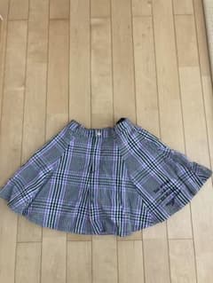 メゾピアノ　ショートパンツ付チェックスカートのサムネイル