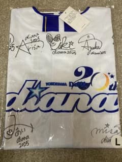 横浜 ベイスターズdiana メンバー全員 直筆サイン入りユニフォーム L