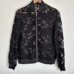 メイちゃんn様‼️ZARA シースルー 花柄 ブラック 美品のサムネイル