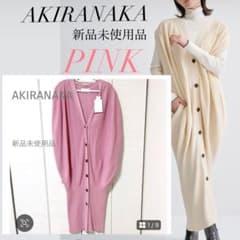 最終値下げ新品　レア　AKIRANAKA ロングニット ワンピース　24s 最終値下げ新品 レア AKIRANAKA ロングニット ワンピース 24s - メルカリ