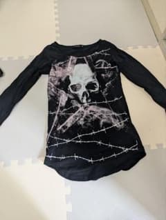 CIVARIZE スカル 有刺鉄線 プリント 長袖 カットソー 44 CIVARIZE スカル 有刺鉄線 プリント 長袖 カットソー 44 - メルカリ