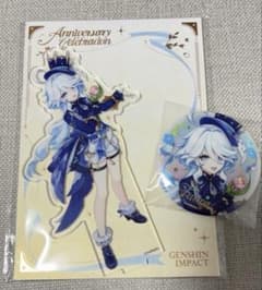 フリーナ 原神 5周年記念シリーズ アクリルスタンド 缶バッジ公式正規品のサムネイル