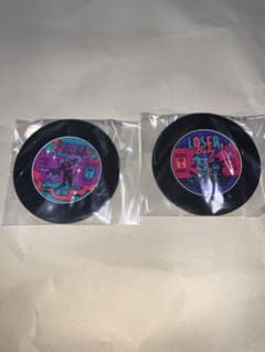 이치 반 쿠지 하즈빈 호텔 G상 레코드풍 고무 코스터 2점 세트