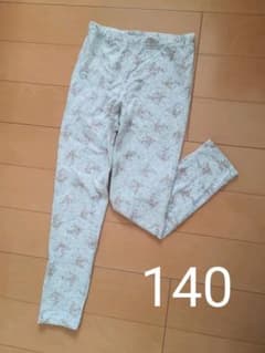 値下げしました！女の子　女児　レギンス　スパッツ　140㎝のサムネイル