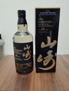 美品・箱付き】山崎18年空瓶 - メルカリ