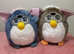 レトロファービー ぬいぐるみ vol.2 ファービー　青　茶色　ブルー　ブラウン