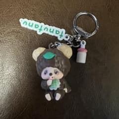 韓国限定 モンチッチ メガボックス PVC キーホルダー 3 タヌタヌ