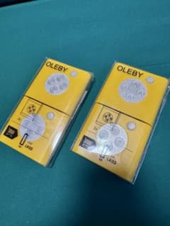 【未開封】IKEA OLEBY LEDセンサーライト 2個セット×2のサムネイル