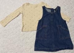 GAP ベビー ジャンパースカート トップス セットのサムネイル