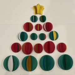 壁面飾り　クリスマスツリー　No.192のサムネイル