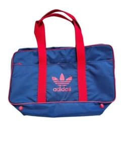80s デッドストックadidas 兼松 スクバ ボストンバッグ スクールバッグ