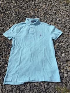 水色Polo by Ralph Lauren ポロシャツ ビッグポニーswagのサムネイル