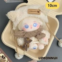10cm 着せ替え ぬい服 ちびぬい 推し活 推しぬい ねこ-E072