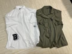 BEAMS HEART & UNIQLO 半袖シャツ 2枚セットのサムネイル