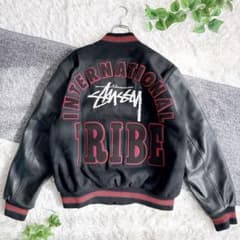 美品　希少　ステューシー　35周年記念 スタジャン Varsity Jacket 美品 希少 ステューシー 35周年記念 スタジャン Varsity Jacket - メルカリ